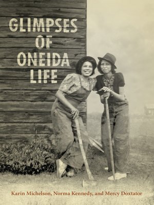 cover image of Glimpses of Oneida Life